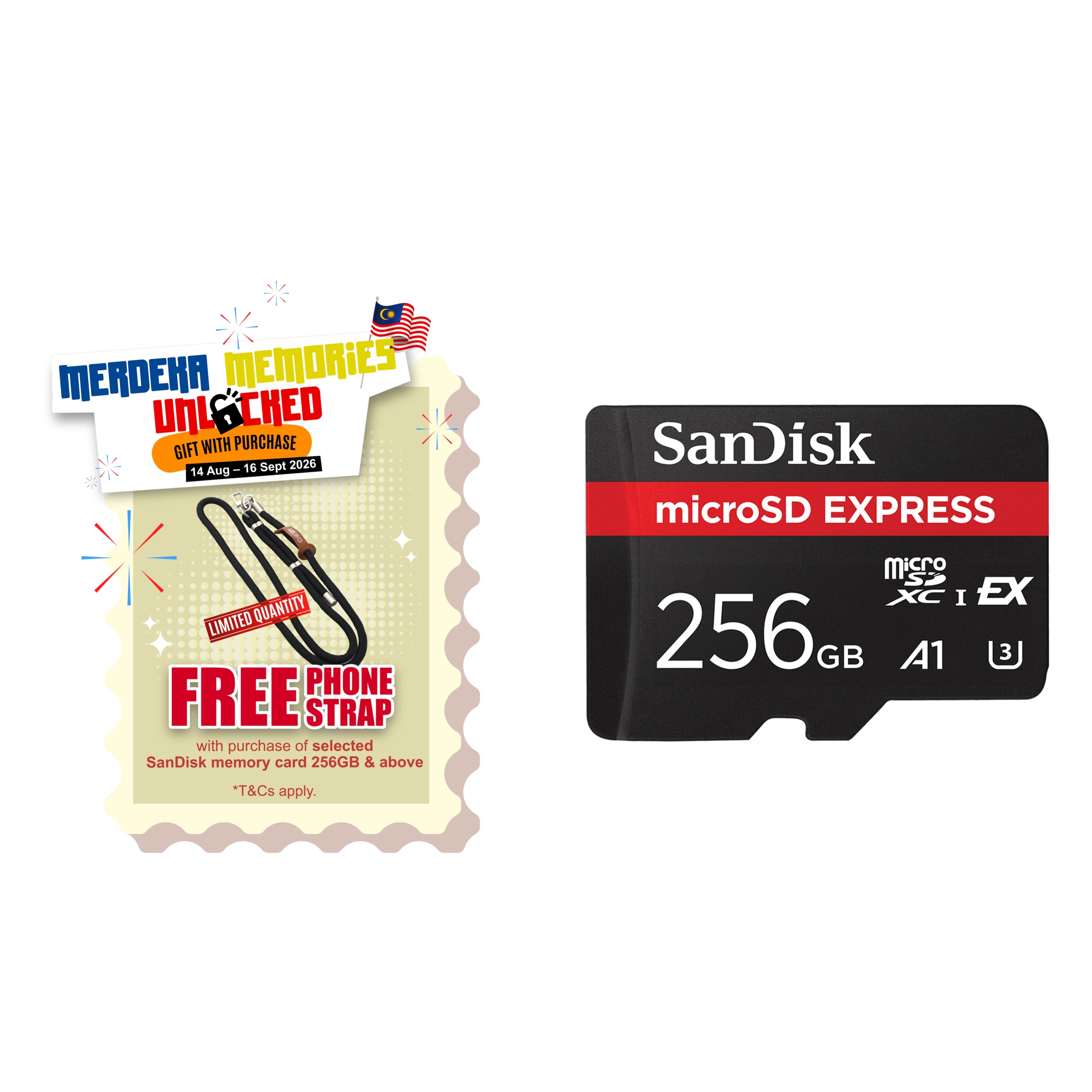 SanDisk microSD⢠Express Card U3, C10 (128GB/ 256GB/ 512GB)-Data Storage-futuromic